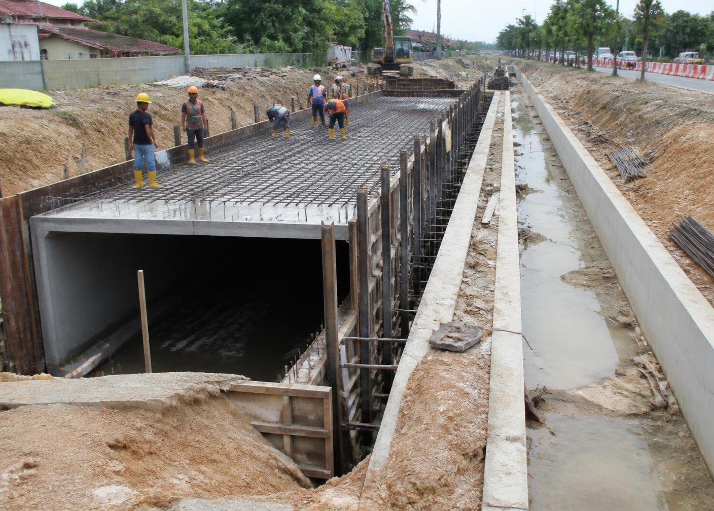Drainage Construction works by Premier Terrace in Ghana